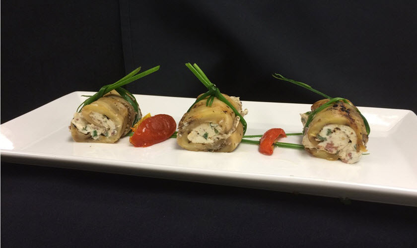 Grilled Eggplant Roulade